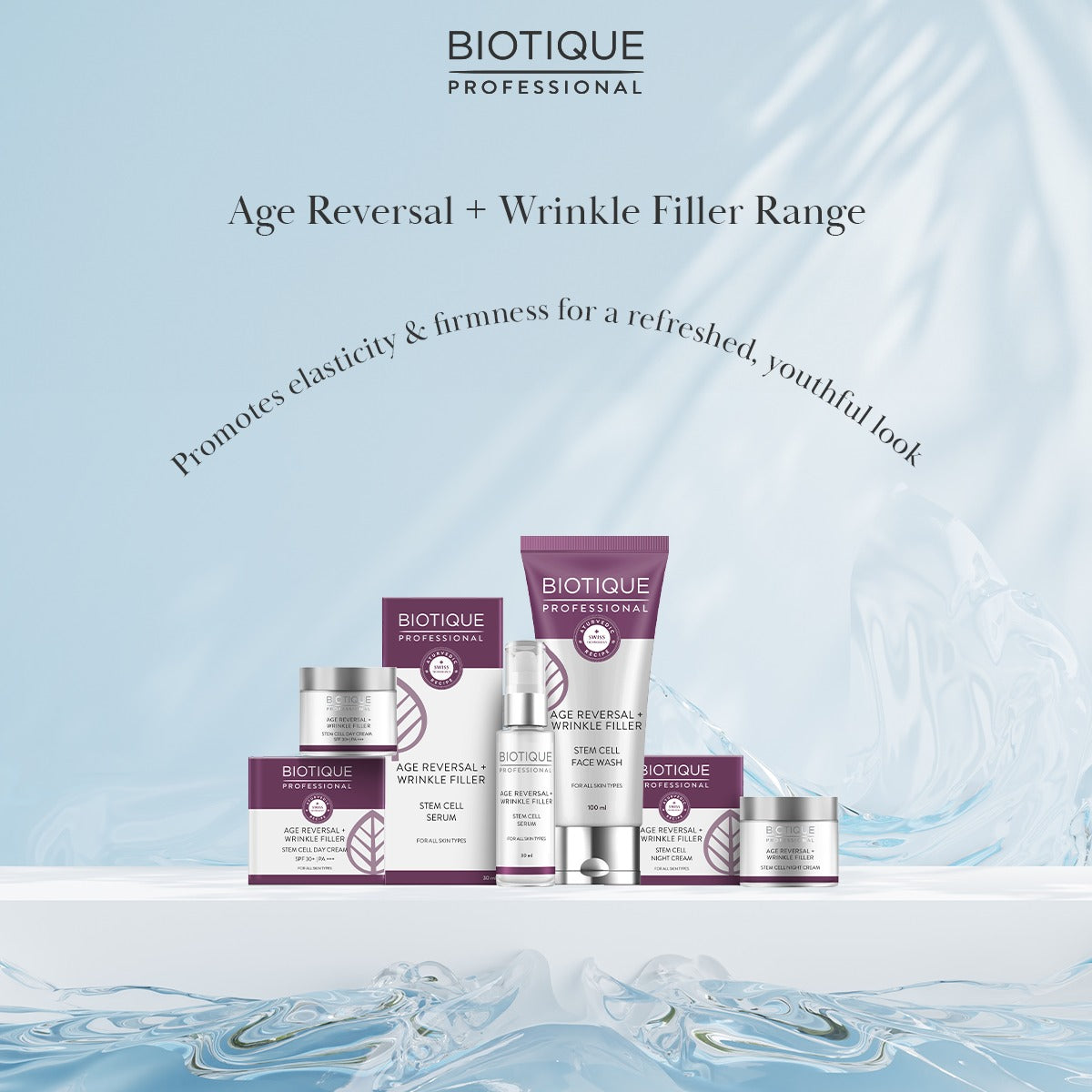 Biotique Professional Age Reversal wrinkle filler range