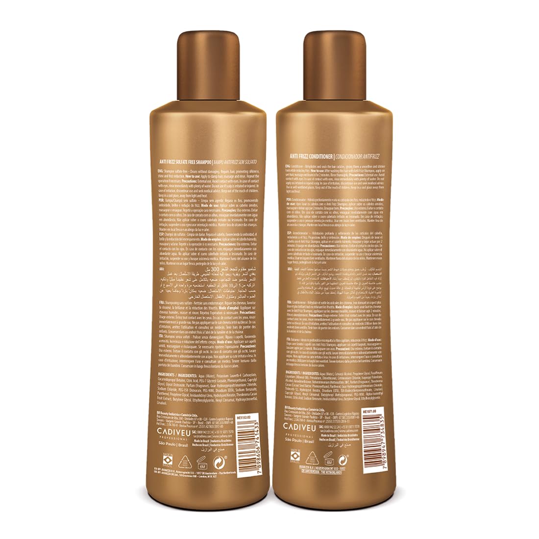 Brasil Cacau Anti-Frizz Shampoo & Conditioner