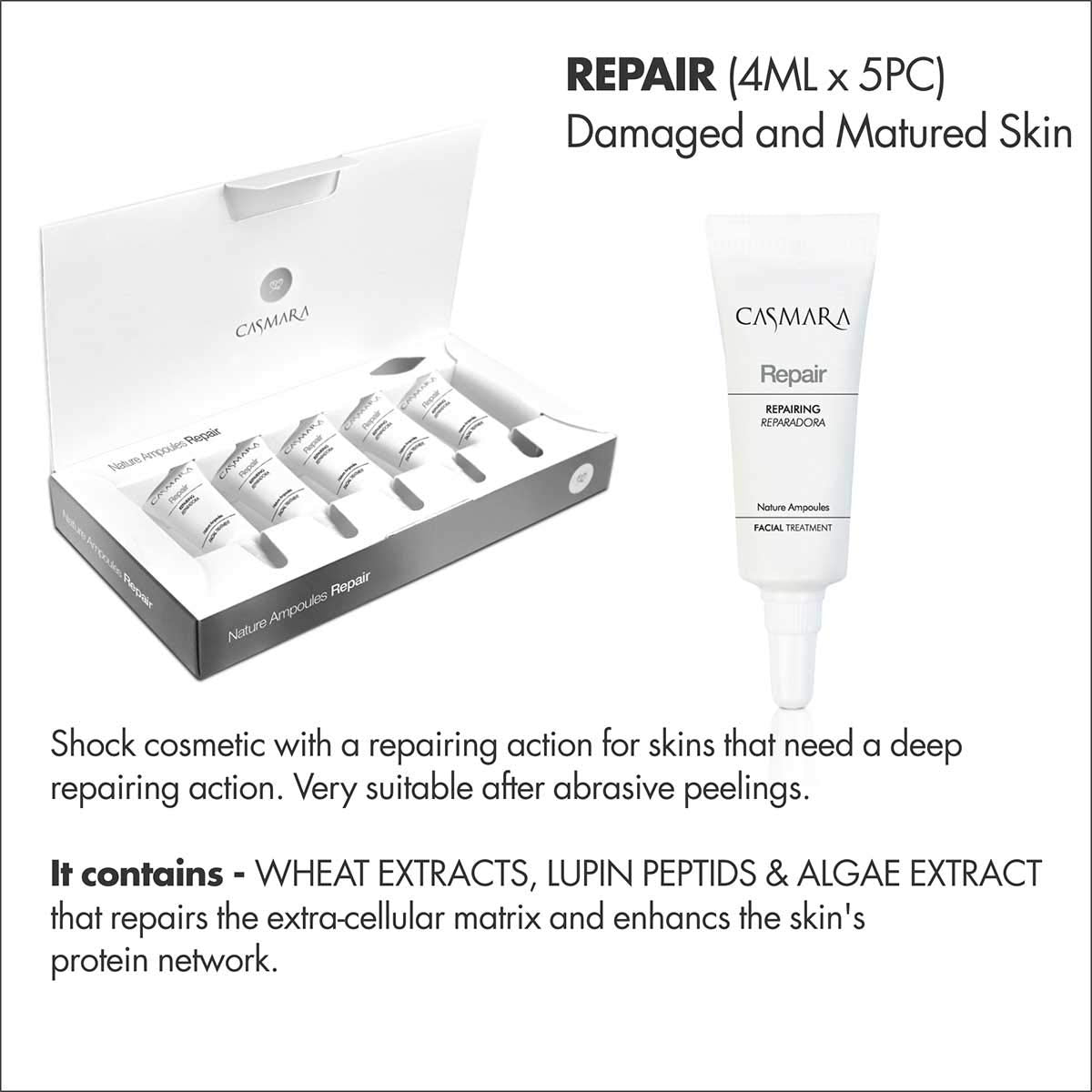Casmara Repair facial treatment ampoules