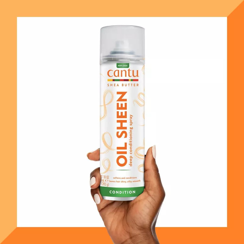 cantu oil sheen deep conditioning spray