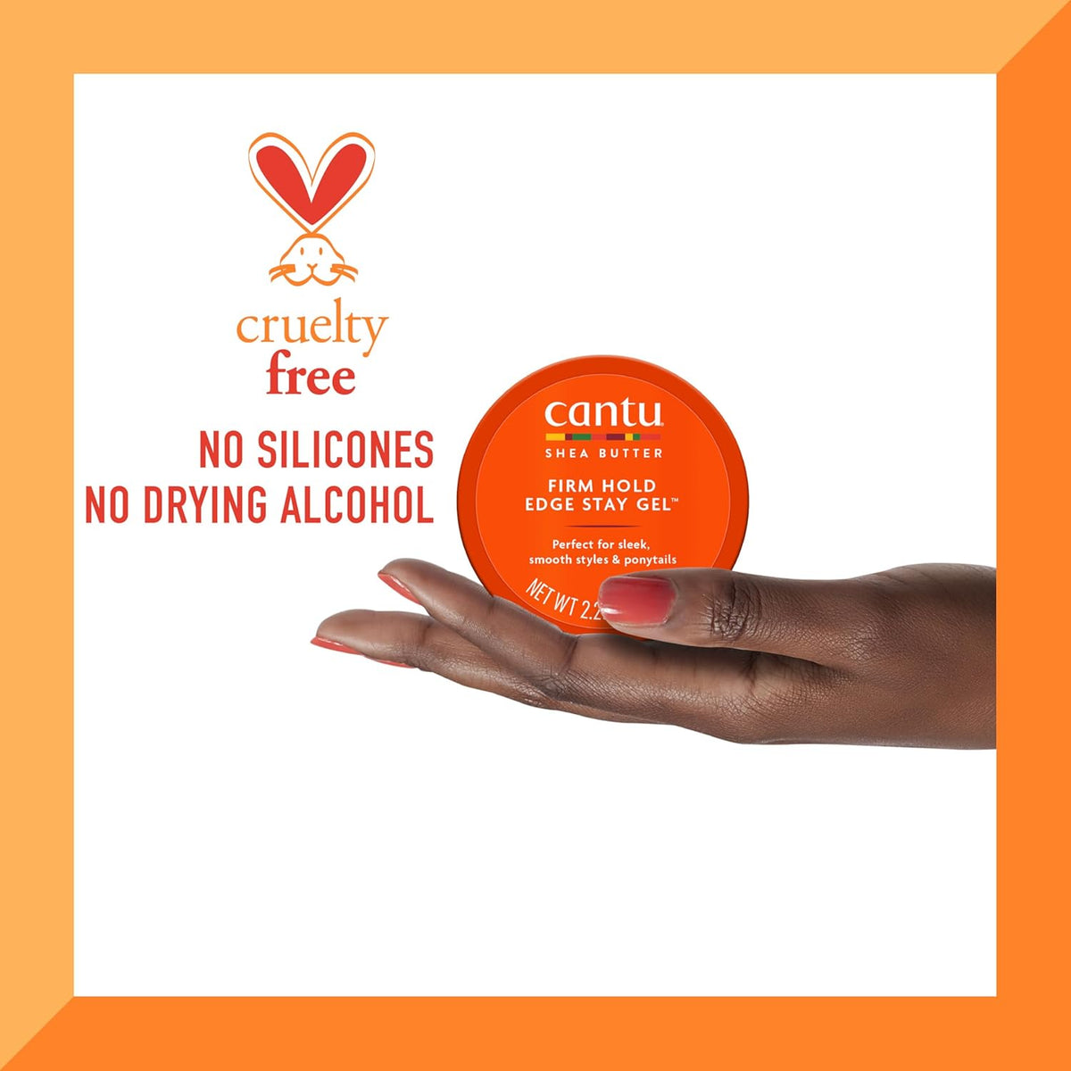 CANTU Extra Hold Edge Stay Gel, 65 ml
