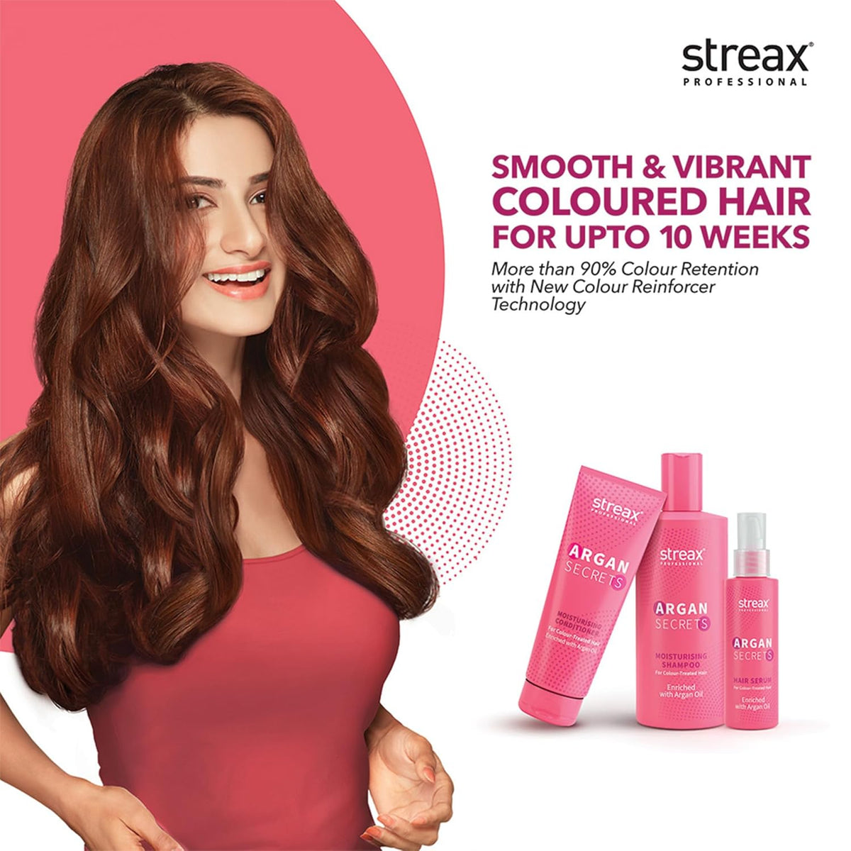 Streax Professional Argan Secrets Moisturising Shampoo