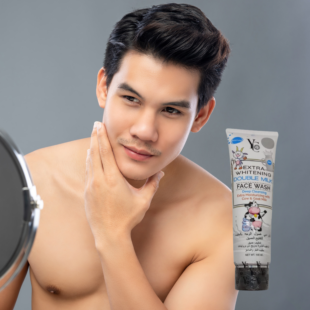 YC Extra Whitening Double Milk Face Wash