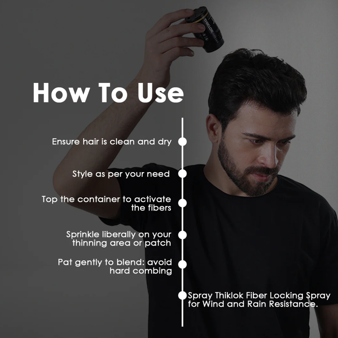 Hair Building Fibers by Thiklok