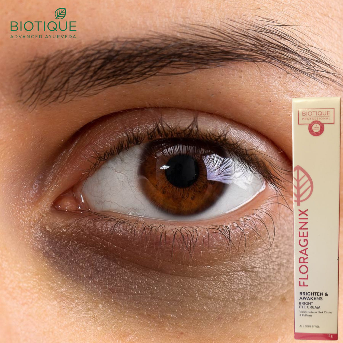 Biotique Floragenix Brightening & Awakens Bright Eye Cream
