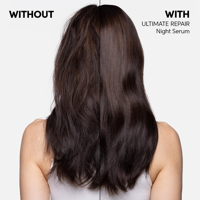 Wella Ultime Repair Miracle Night Hair Treatment before and after