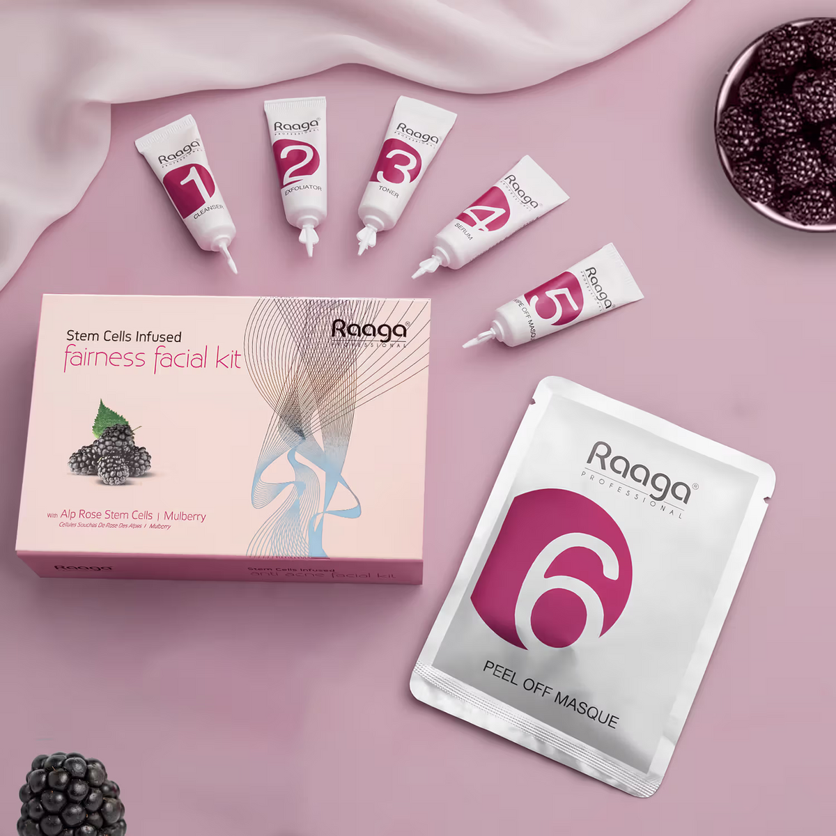 Raaga Stem Cell Infused fairness facial kit