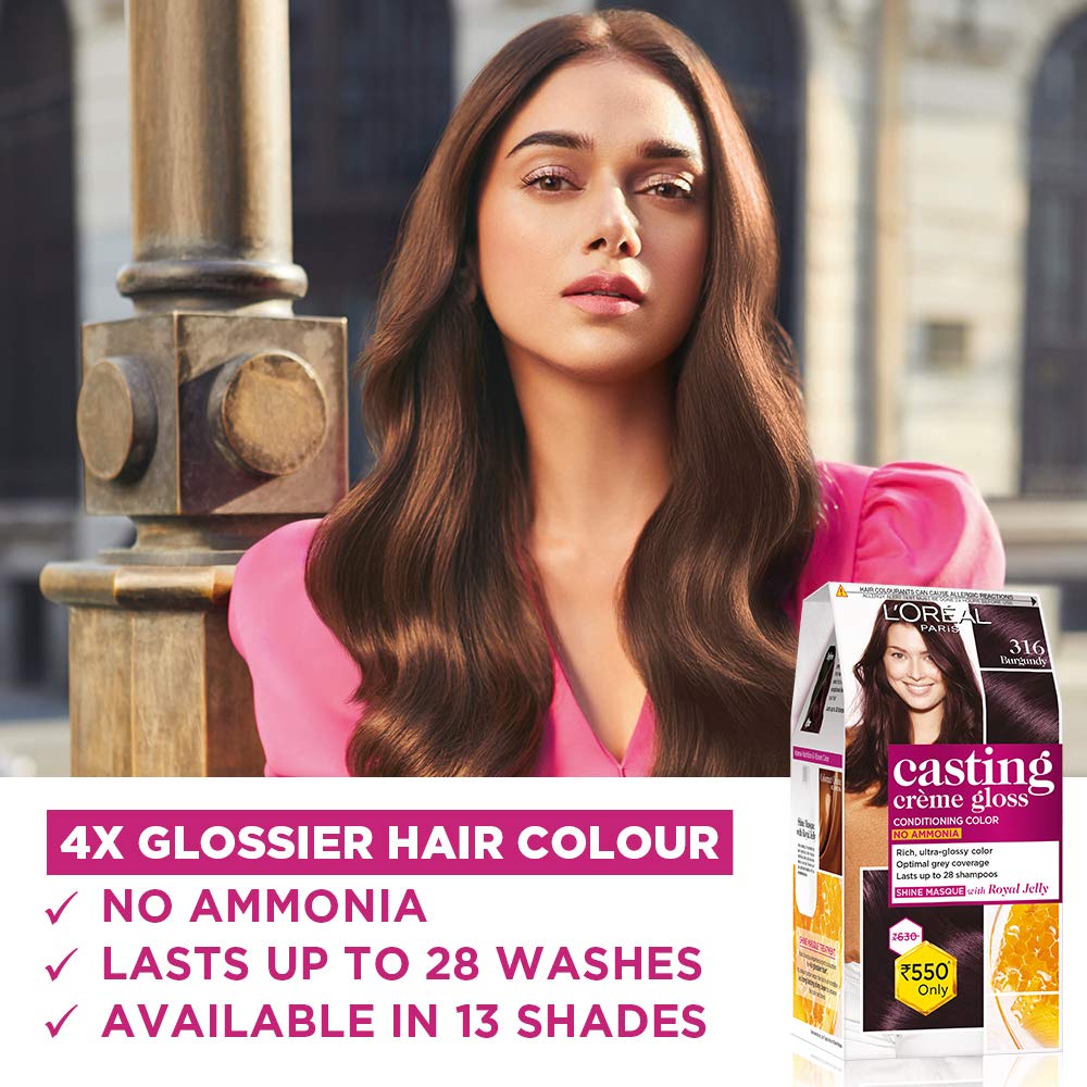 Loreal Paris Casting Creme Gloss Conditioning Color No Ammonia 316 Burgundy