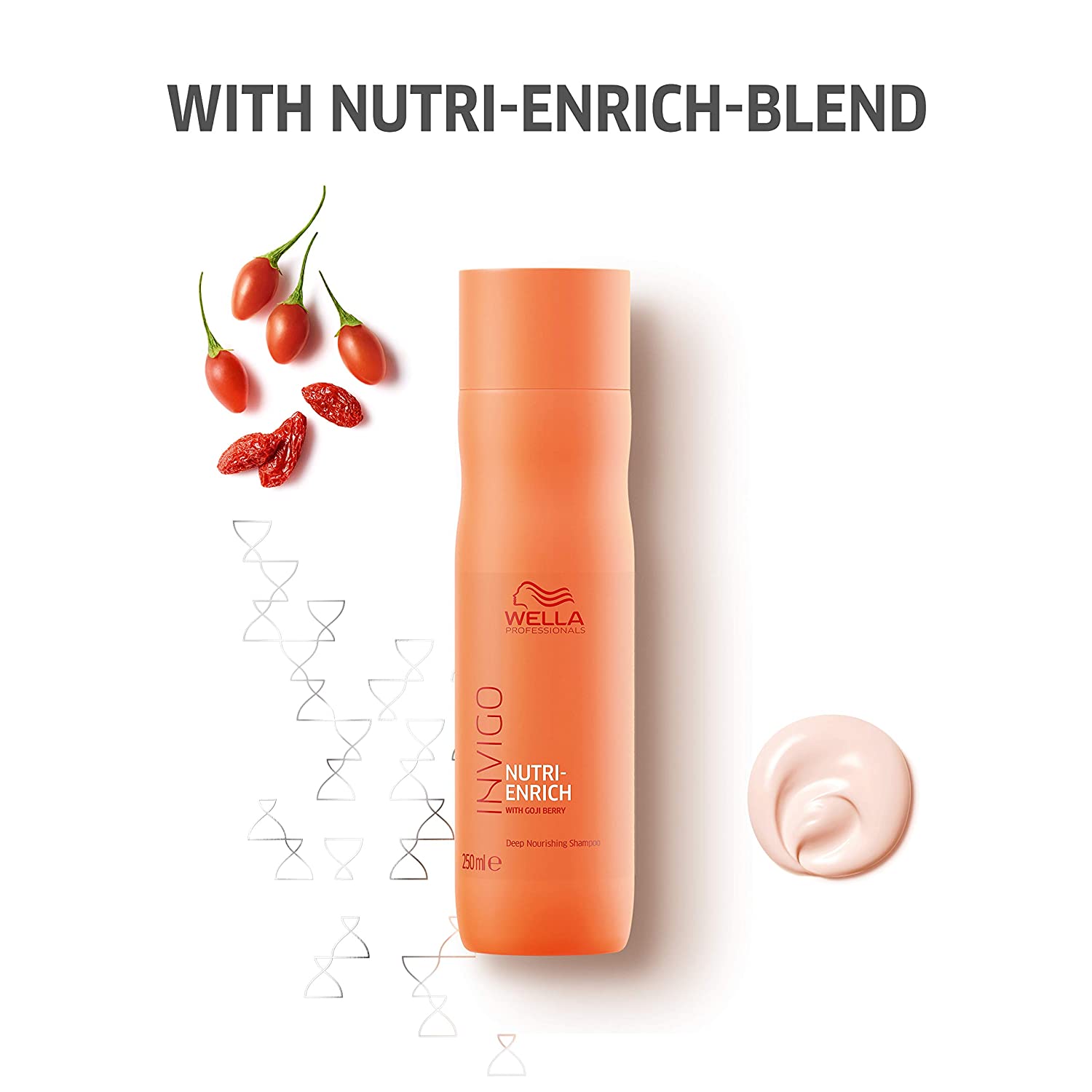 Wella Professionals Invigo Nutri Enrich Deep Nourishing Shampoo (For Dry and Damaged Hair), 250 ml