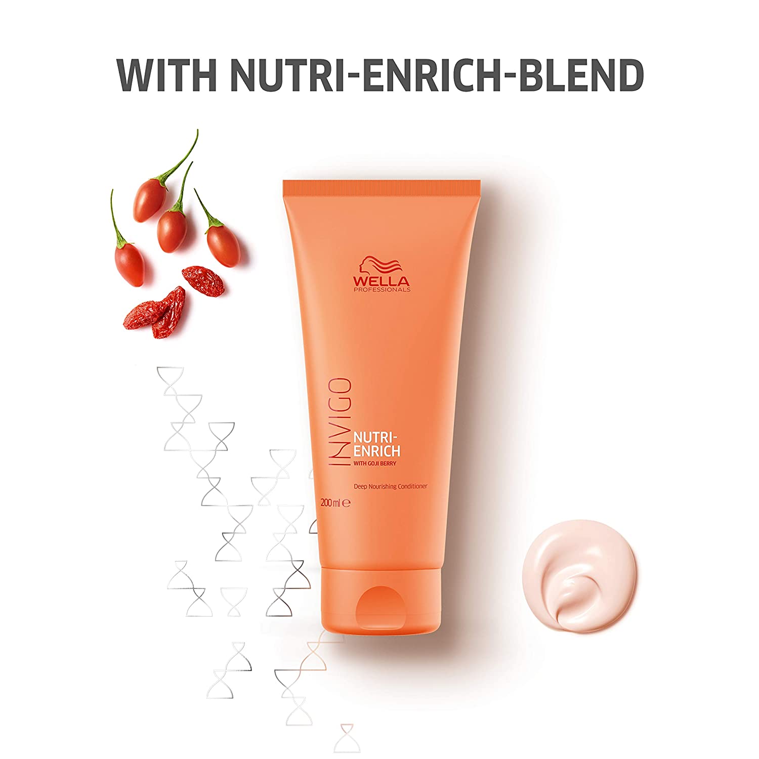 Wella Professionals INVIGO Nutri Enrich Deep Nourishing Shampoo 250ml and Conditioner 200ml duo for Dry And Damaged Hair