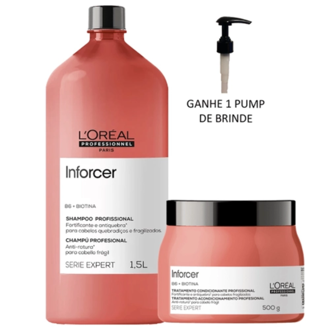 Loreal Inforcer Shampoo 1.5L withPump