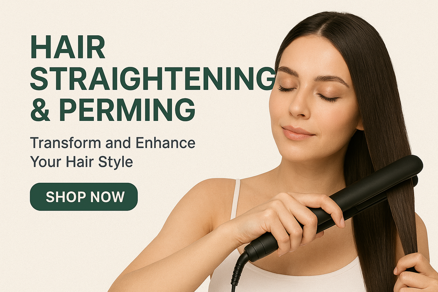Hair Straightening & Perming