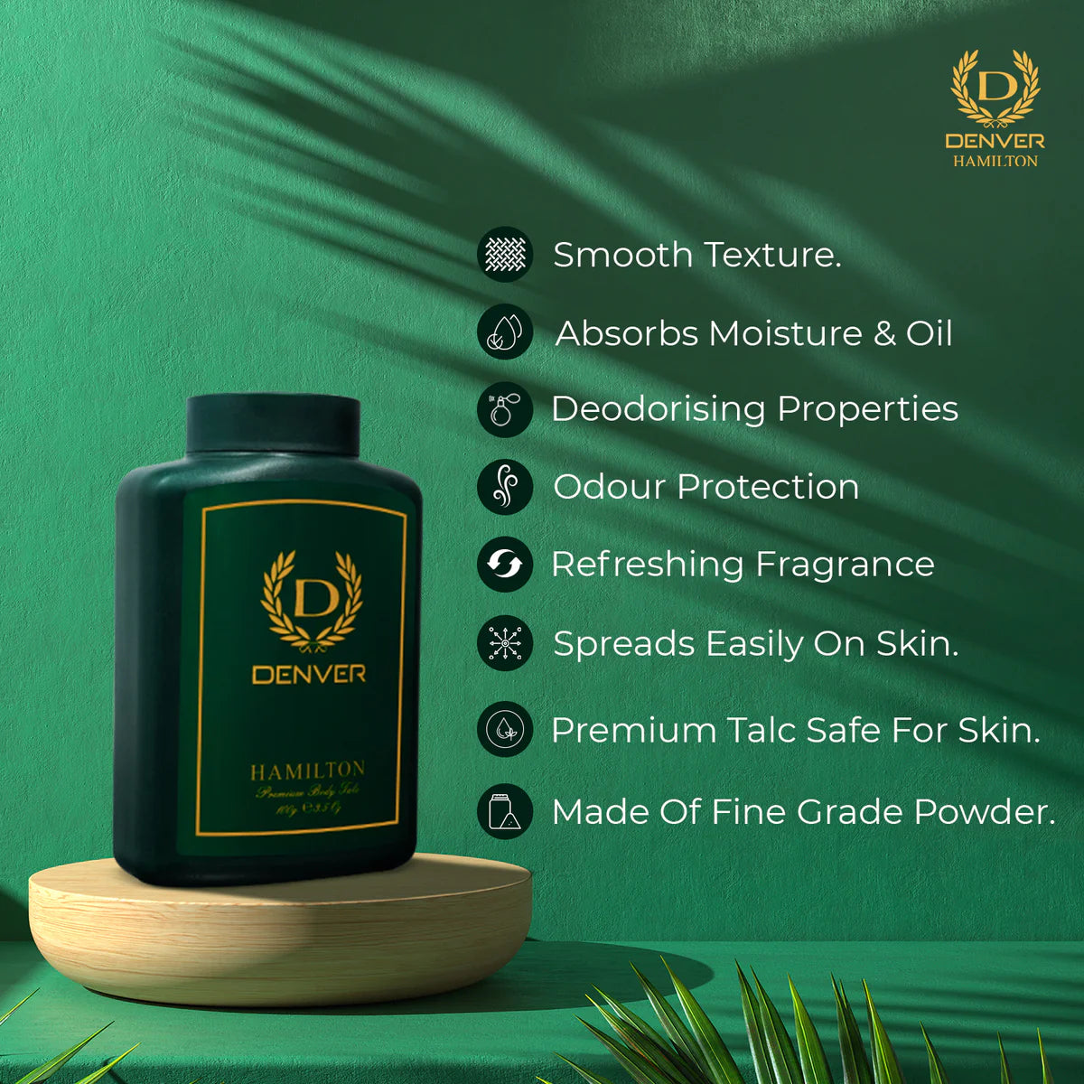 Denver Hamilton Premium Body Talc