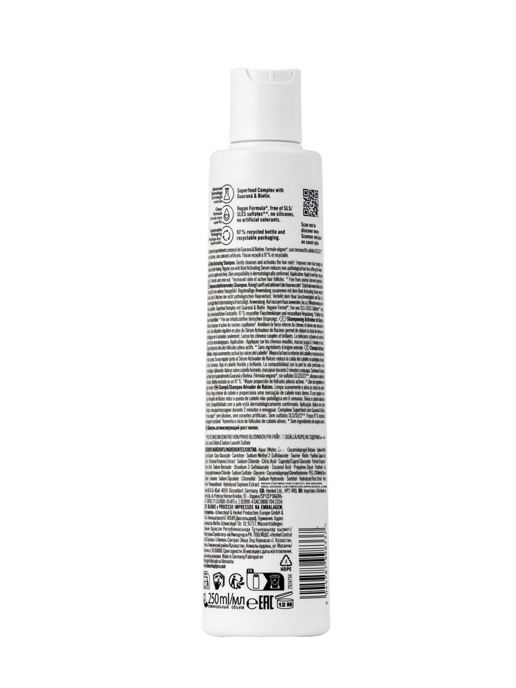 Schwarzkopf Professional BC Root Activating Shampoo