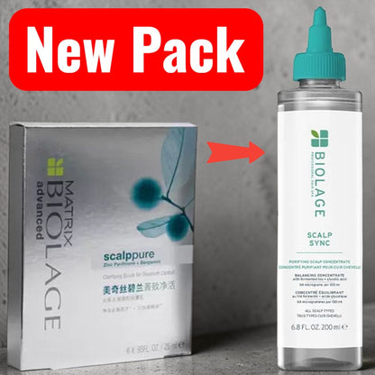 Matrix Biolage Advanced ScalpPure Scrub is now Biolage Scalp Sync Balancing Concentrate.