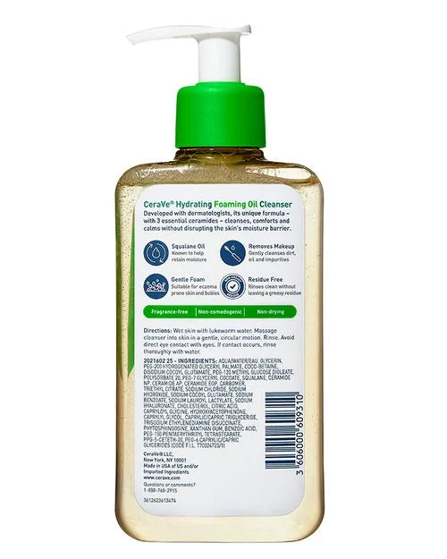 CeraVe Hydrating Foaming Oil Cleanser 236ml