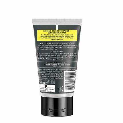 Schwarzkopf Taft Men SuperKleber Power Gel