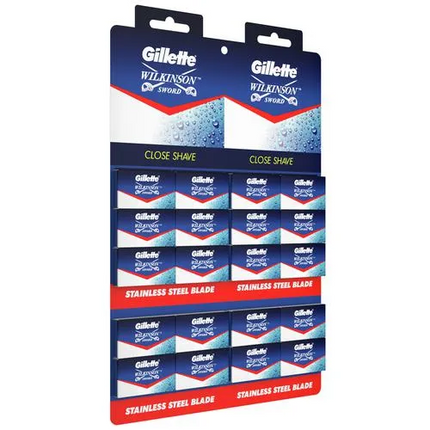 Gillette Wilkinson Sword Shaving Blades 20 Pack
