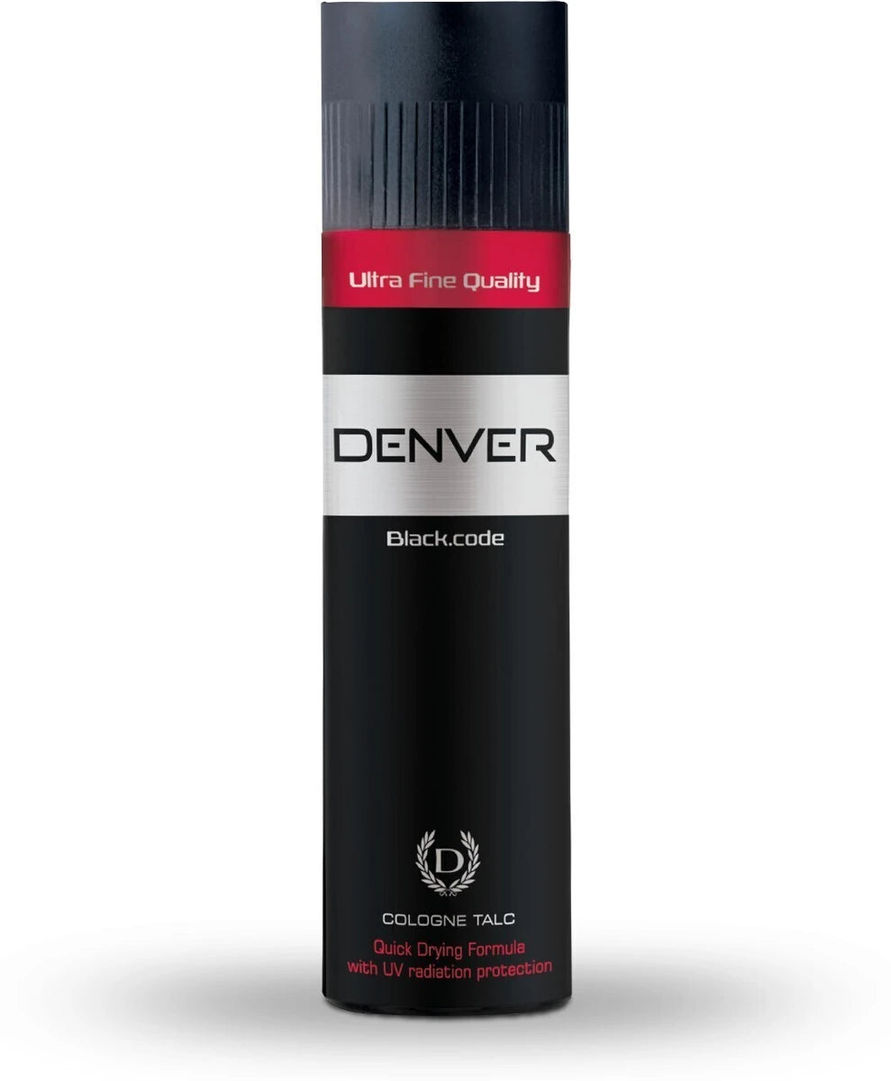 Denver Black Code Cologne Talc