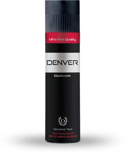 Denver Black Code Cologne Talc