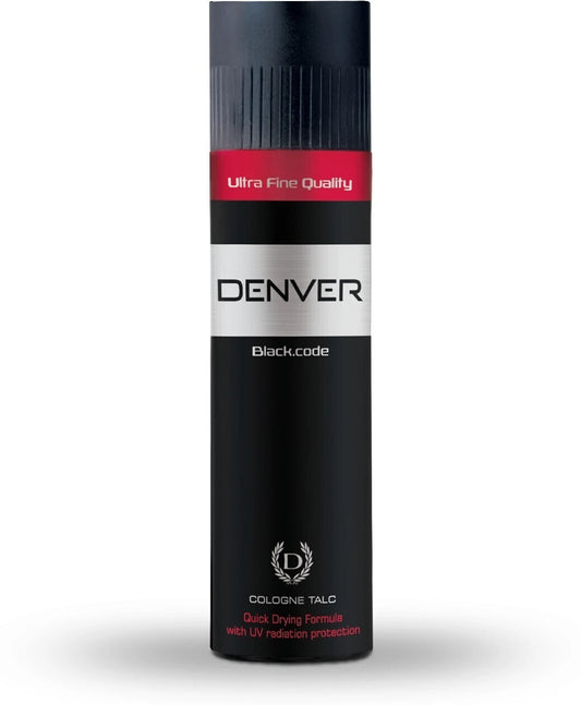 Denver Black Code Cologne Talc