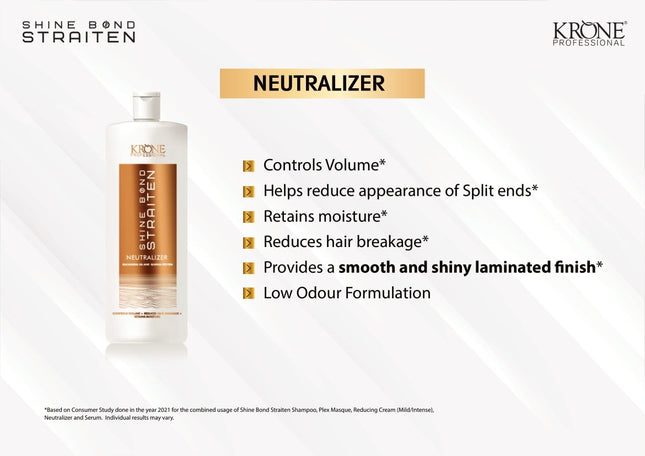Krone Professional Shine Bond Straigening Cream with Neutrilizer