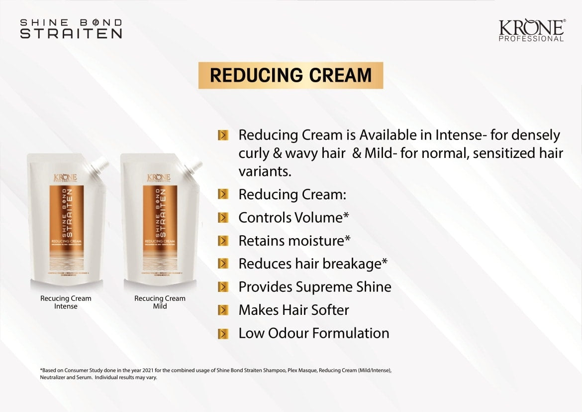 Krone Professional Shine Bond Straigening Cream with Neutrilizer