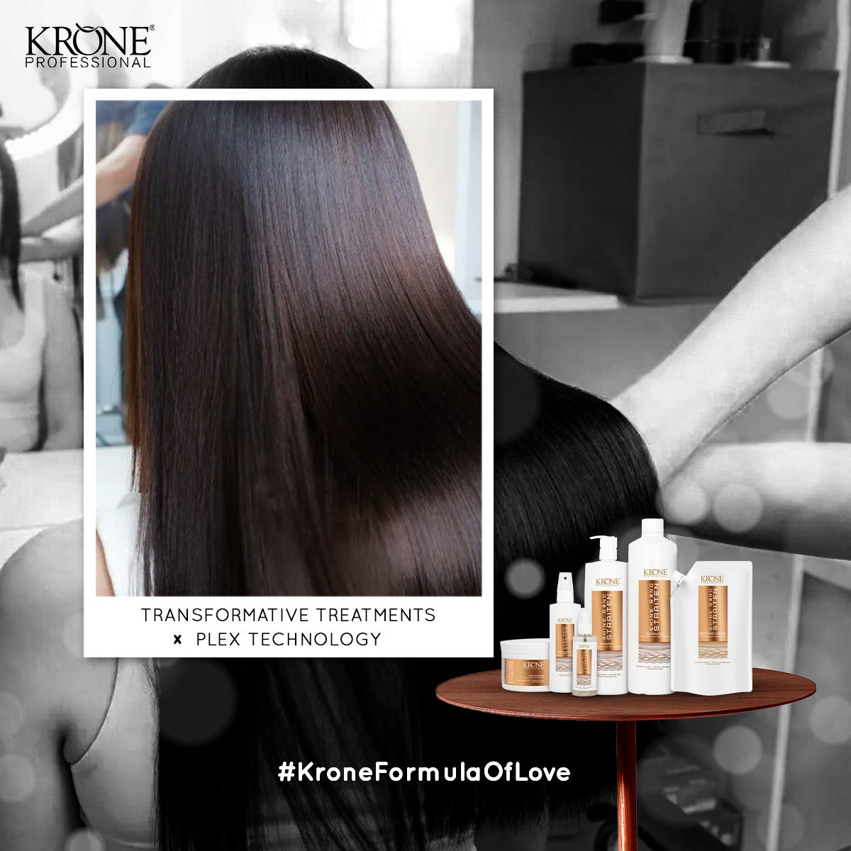 Krone Professional Shine Bond Straigening Cream with Neutrilizer