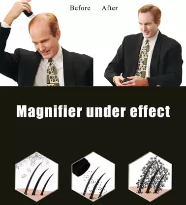 Hair Building Fibers before and after