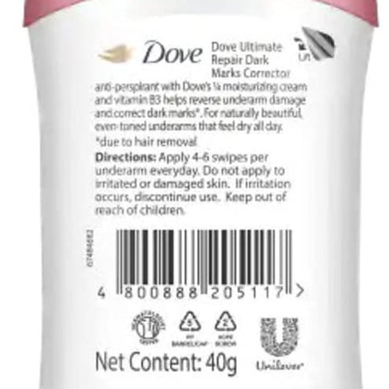Dove ultimate repair darkmarks corrector deo Stick
