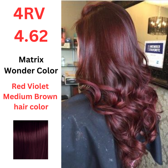 Matrix WonderColor 4RV 4.62 RedVioletMediumBrown