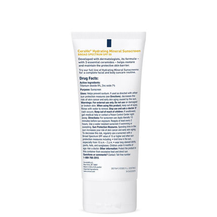 Hydrating Mineral Sunscreen Broad Spectrum SPF50