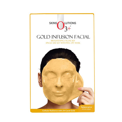 O3+ Gold Infusion Facial kit with Peel Off Mask