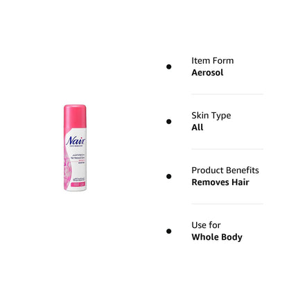 Nair Hair Removal Spray (imported) Rose