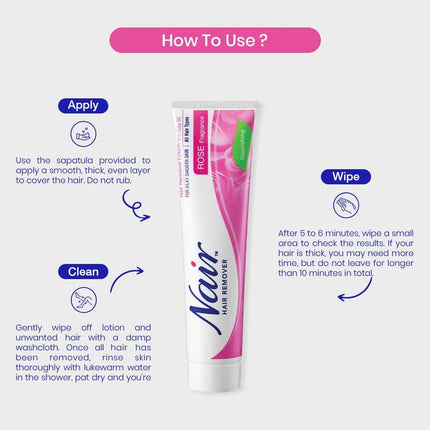 Nair Hair Remover cream Rose Imported