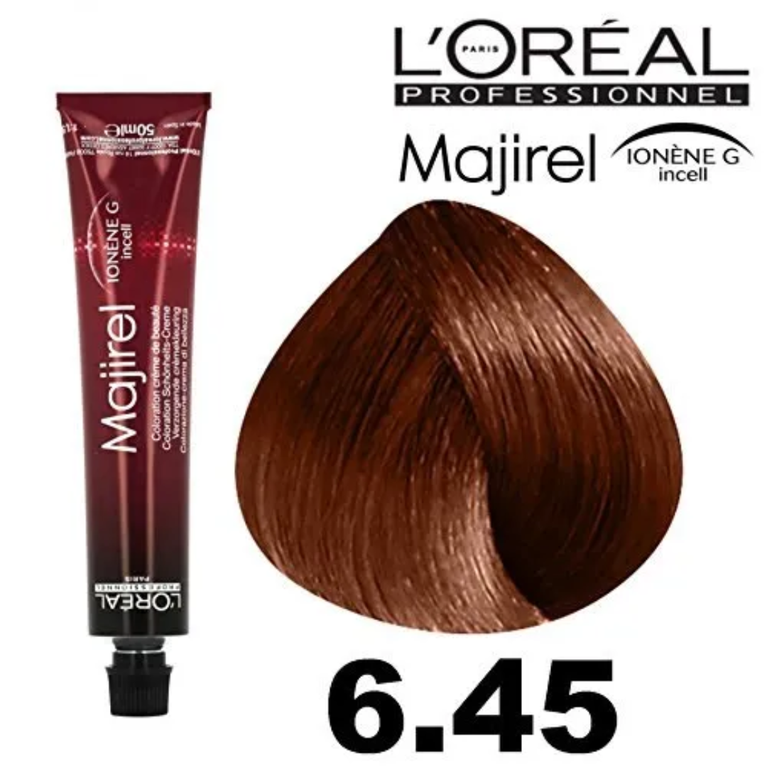 Majirel by Loreal Shade No 6.45