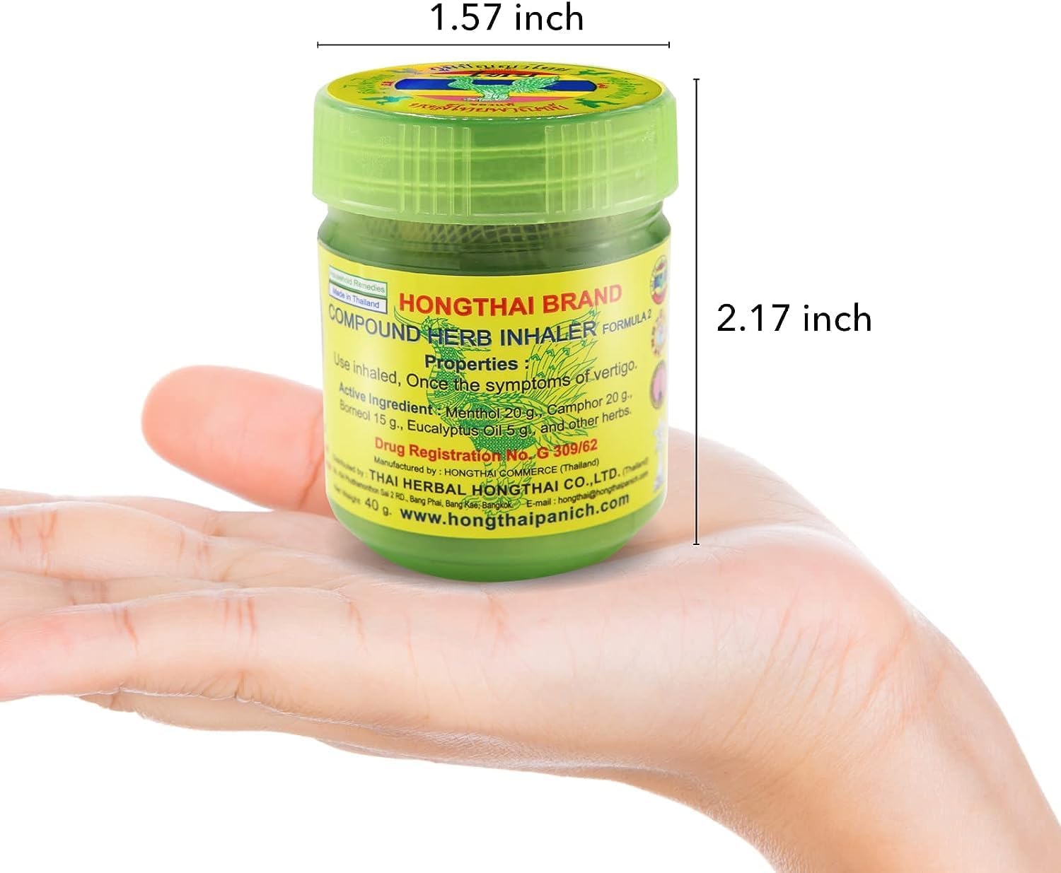 Hong Thai Traditional Thai Herbal Inhalant