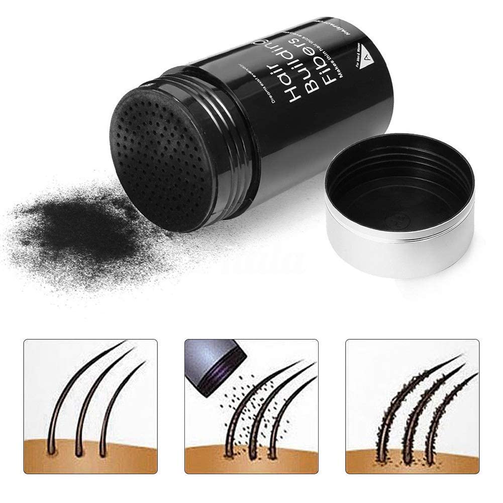 Hair Building Fibers black