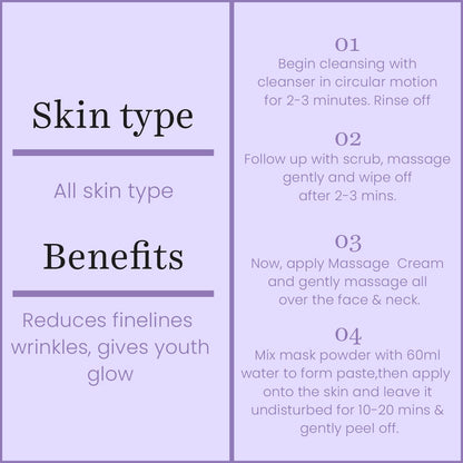 O3 Anti Ageing Facial kit with Peel Off Mask