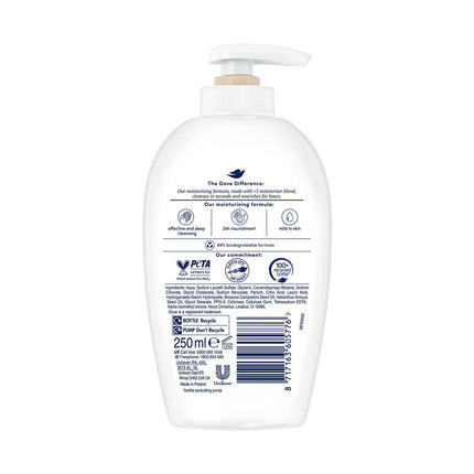 Dove caring hand wash fine silk 250ml
