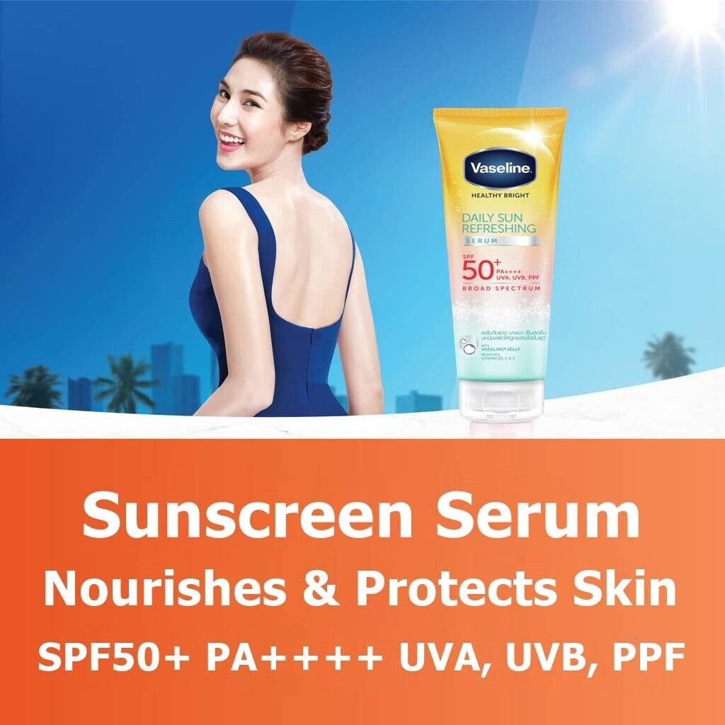 Vaseline Healthy Bright SPF50+ Extra Cooling Serum 265ml