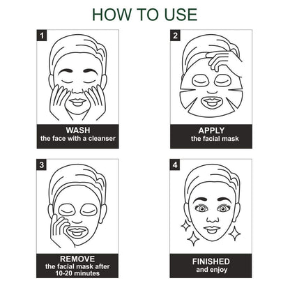 Skin brightening Serum Face Mask Organic Harvest