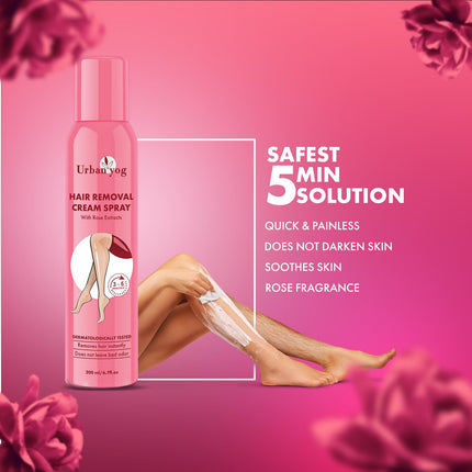 Urban Yog Painless Hair Removal Cream Spray