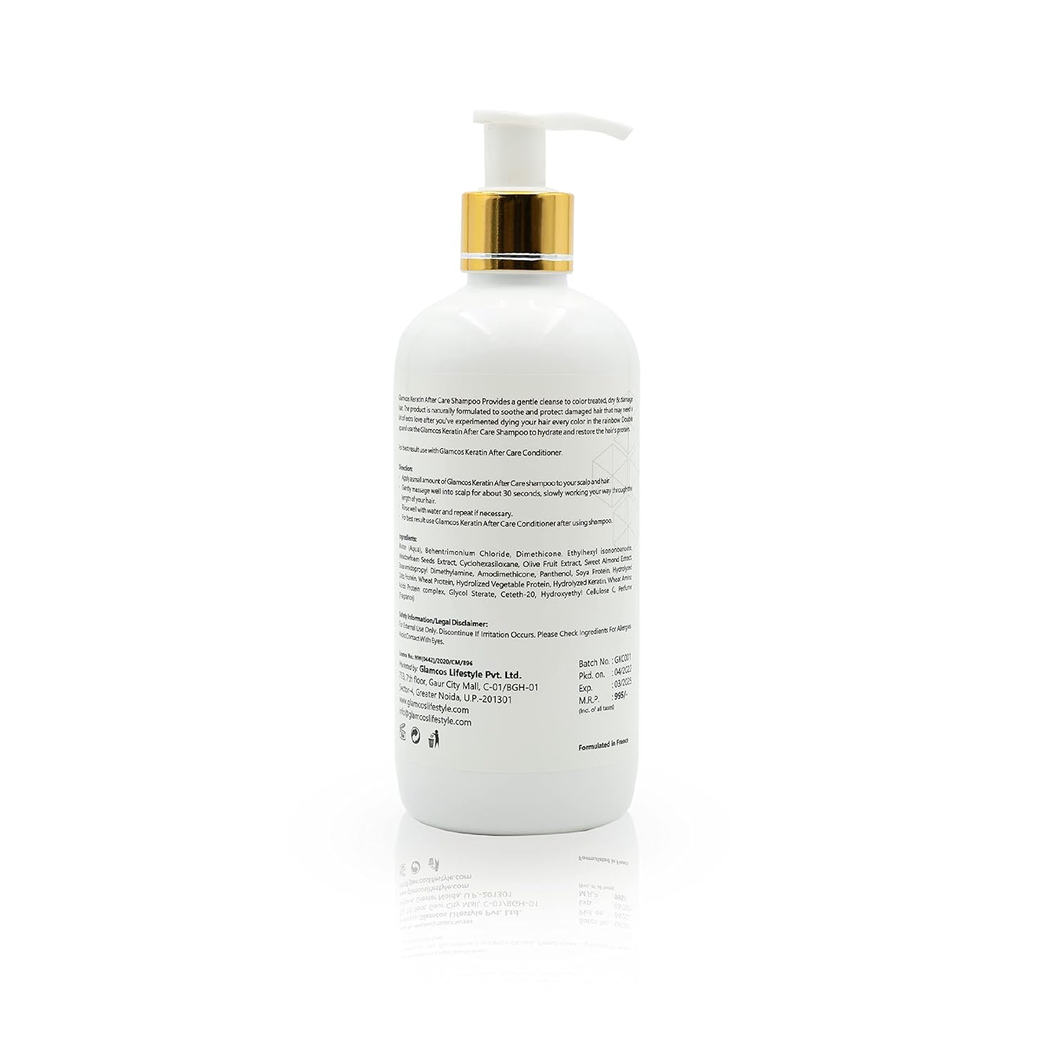 Glamcos Keratin Smoothing Shampoo