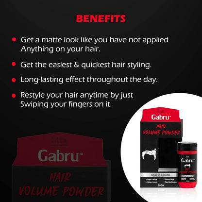 Gabru Hair Volume Powder 20gm