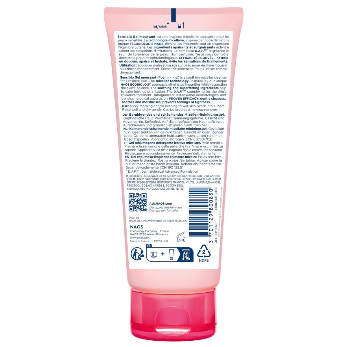 Bioderma Sensibio Gel moussant