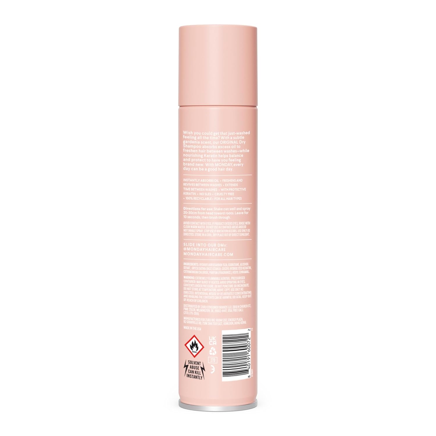 Monday Original Dry Shampoo with Keratin