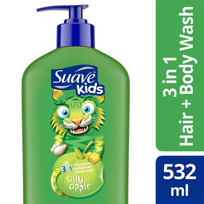 Suave Kids 3in1 Silly Apple Shampoo