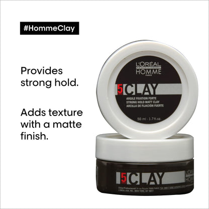 L'Oréal Professionnel Homme Clay 5