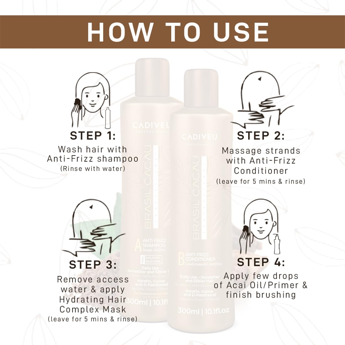 Brasil Cacau Anti-Frizz Shampoo & Conditioner